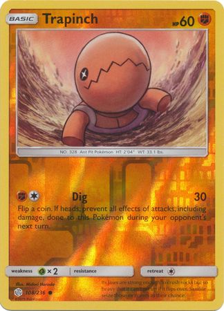Trapinch - 108/236 - Common - Reverse Holofoil
