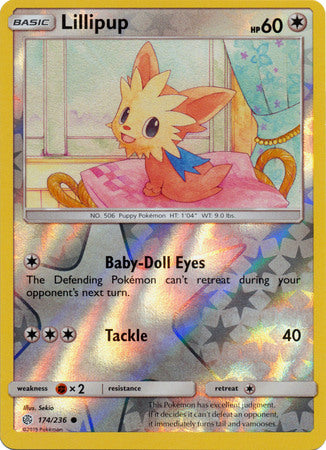 Lillipup - 174/236 - Common - Reverse Holofoil