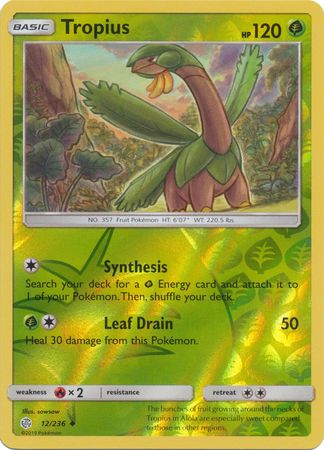 Tropius - 12/236 - Uncommon - Reverse Holofoil
