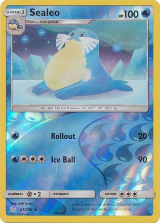 Sealeo - 51/236 - Uncommon - Reverse Holofoil