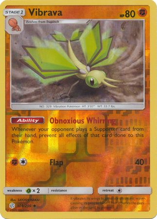 Vibrava - 109/236 - Uncommon - Reverse Holofoil