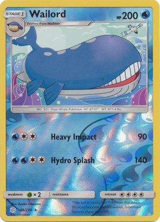Wailord - 46/236 - Rare - Reverse Holofoil
