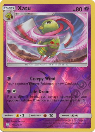 Xatu - 79/236 - Rare - Reverse Holofoil