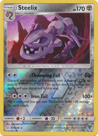 Steelix - 139/236 - Reverse Holofoil
