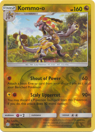 Kommo-o - 163/236 - Reverse Holofoil