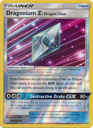 Dragonium Z - 190/236 - Uncommon - Reverse Holofoil