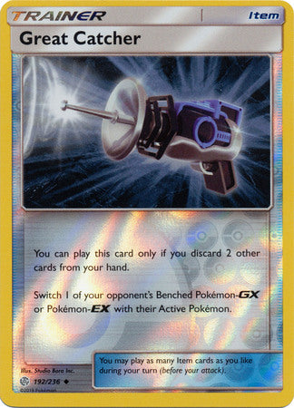 Great Catcher - 192/236 - Uncommon - Reverse Holofoil