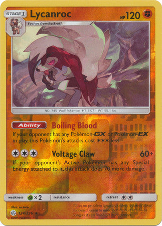 Lycanroc - 124/236 - Reverse Holofoil