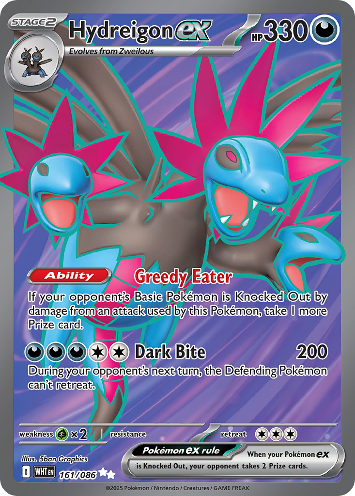 Hydreigon ex - 161/086 - Ultra Rare