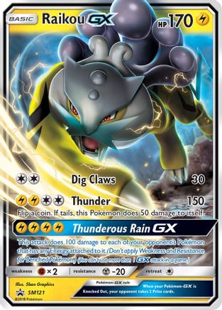 Raikou GX SM121 - Holofoil SM Promos - Promo