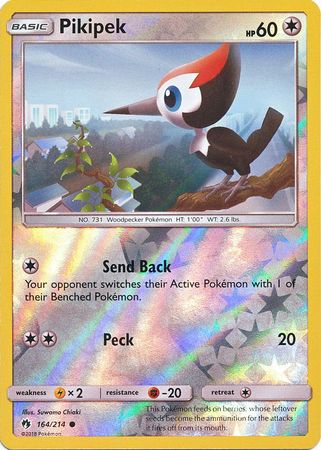 Pikipek - 164/214 - Common - Reverse Holofoil