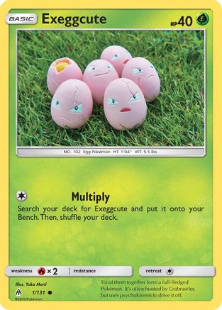 Exeggcute 001/131 SM Forbidden Light - Common