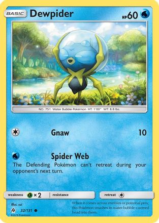 Dewpider 032 SM Forbidden Light - Common