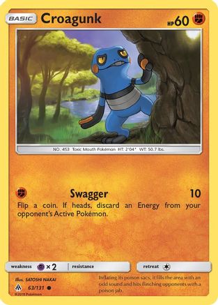 Croagunk 063 SM Forbidden Light - Common