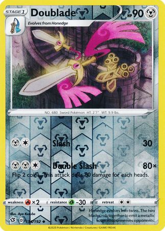 Doublade - 134/192 - Uncommon - Reverse Holo