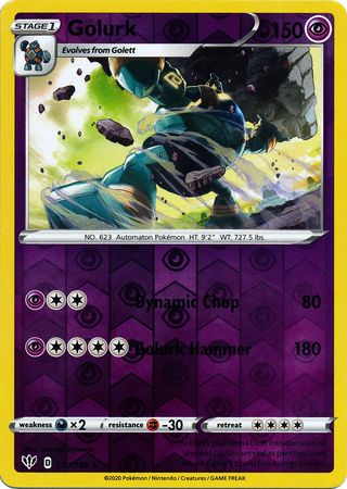 Golurk - 077/189 - Rare - Reverse Holo