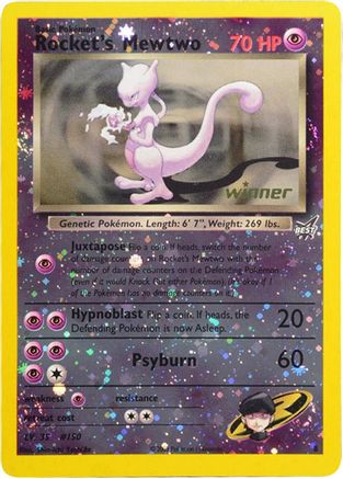 Rocket's Mewtwo 008 - Reverse Holofoil Best of Promos - Promo