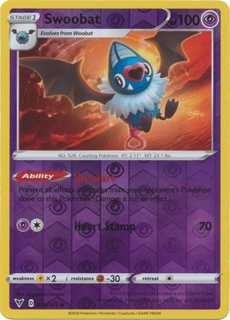 Swoobat - 074/185 - Uncommon - Reverse Holo