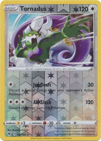 Tornadus - 142/185 - Holo Rare - Reverse Holo