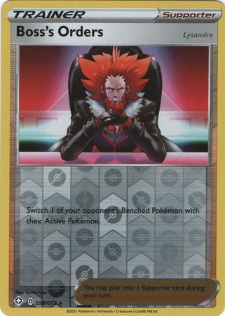 Boss's Orders - 058/072 - Rare - Reverse Holo