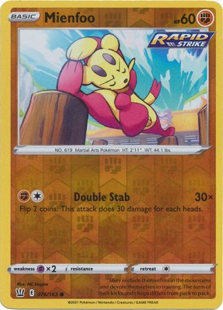 Mienfoo - 076/163 - Common - Reverse Holo