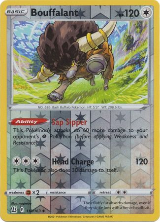 Bouffalant - 118/163 - Uncommon - Reverse Holo