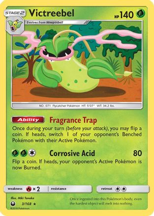 Victreebel 003 - Reverse Holofoil SM Celestial Storm - Holo Rare
