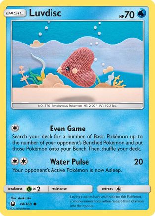 Luvdisc 044/168 - Reverse Holofoil SM Celestial Storm - Common