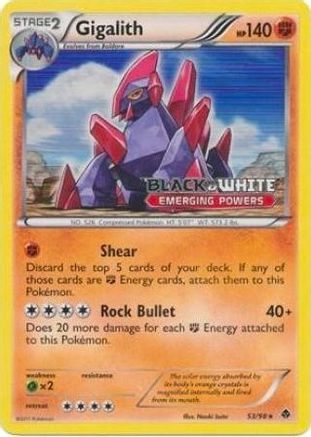 Gigalith 053/98 - Holofoil Black and White Promos - Promo