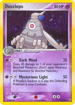 Dusclops 014/108 - Holofoil Deck Exclusives - Holo Rare