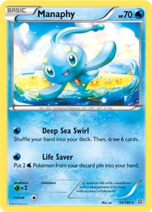 Manaphy 056/160 Deck Exclusives - Rare