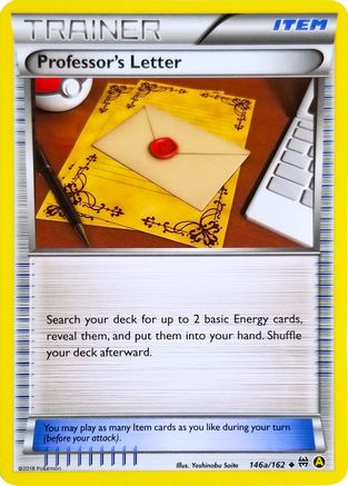 Professor's Letter 146a/162 Alternate Art Promos - Promo