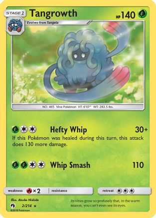 Tangrowth 002 SM Lost Thunder - Rare