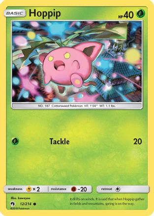 Hoppip (12) 012/214 SM Lost Thunder - Common