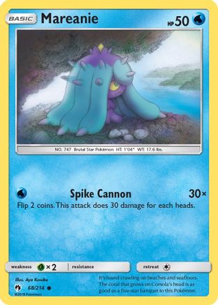 Mareanie (68) 068 SM Lost Thunder - Common