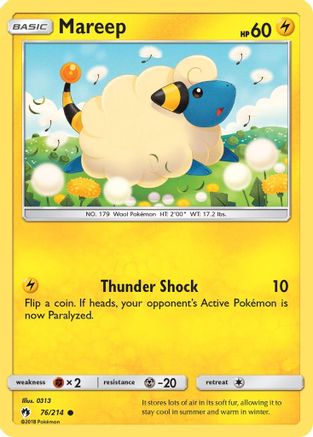 Mareep (76) 076/214 SM Lost Thunder - Common