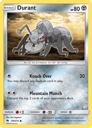 Durant 128/214 SM Lost Thunder - Common