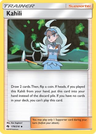 Kahili 179/214 - Reverse Holofoil SM Lost Thunder - Uncommon