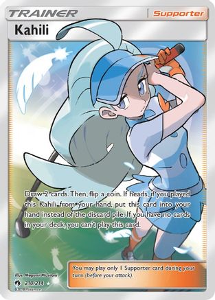 Kahili (Full Art) 210 - Holofoil SM Lost Thunder - Ultra Rare