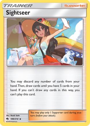 Sightseer 189/214 - Reverse Holofoil SM Lost Thunder - Uncommon