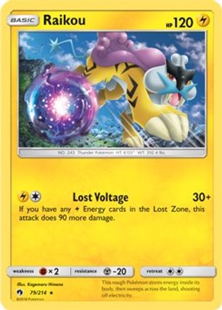 Raikou 079/214 - Holofoil Deck Exclusives - Holo Rare