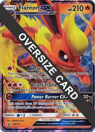 Flareon GX SM171 - Holofoil Jumbo Cards - Promo