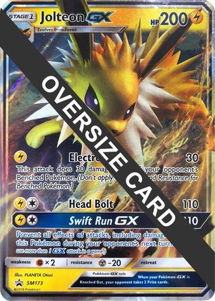 Jolteon GX SM173 - Holofoil Jumbo Cards - Promo