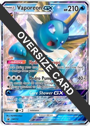 Vaporeon GX SM172 - Holofoil Jumbo Cards - Promo