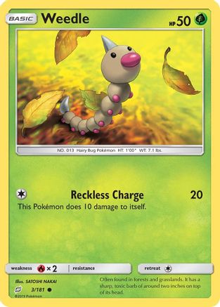 Weedle (3) 003/181 SM Team Up - Common