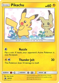 Pikachu - SM162 - SM Promos