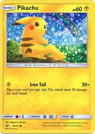 Pikachu 028/73 - Holofoil Miscellaneous Cards & Products - Promo