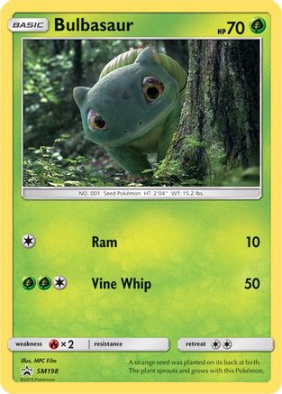 Bulbasaur SM198 - Holofoil SM Promos - Promo
