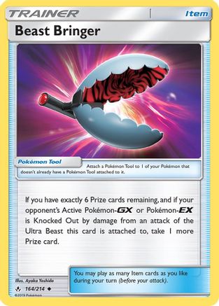 Beast Bringer 164 - Reverse Holofoil SM Unbroken Bonds - Uncommon
