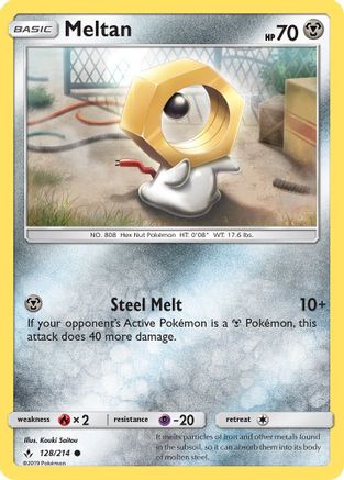 Meltan 128 SM Unbroken Bonds - Common